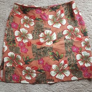 Beaded floral skort